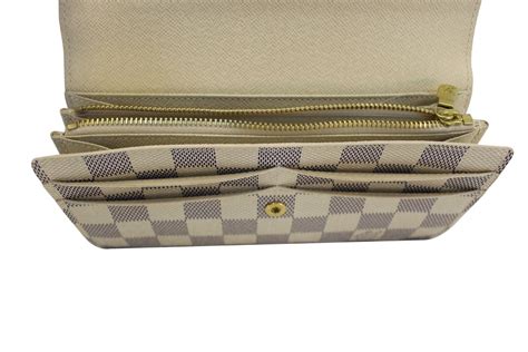 damier azur wallet